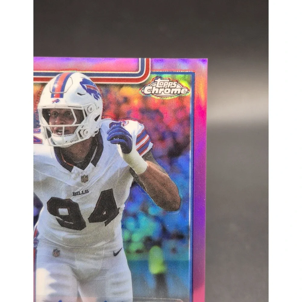 2025 Topps Landon Jackson RA-LJ Landon Jackson Pink Refractor Rookie Auto /250